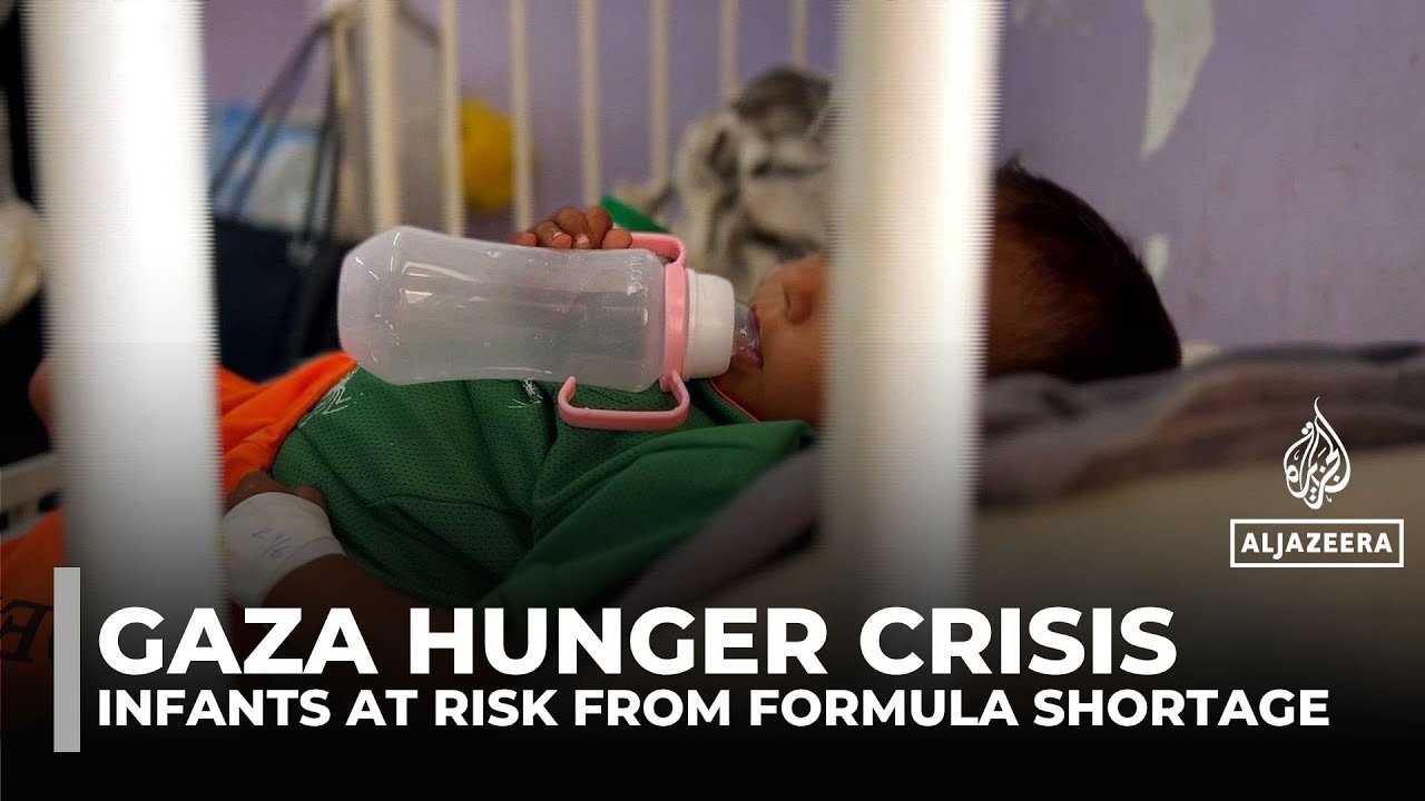 yanisvaroufakis's tweet card. UN: Thousands of Gaza infants face death as formula milk runs out