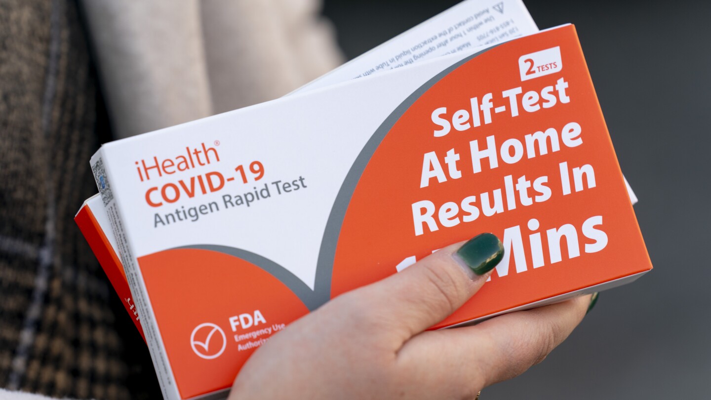 AP's tweet card. Americans will be able to order up to four COVID-19 nasal swab tests delivered to their home free of charge starting later this month. The U.S. Health and Human Services agency that oversees the...