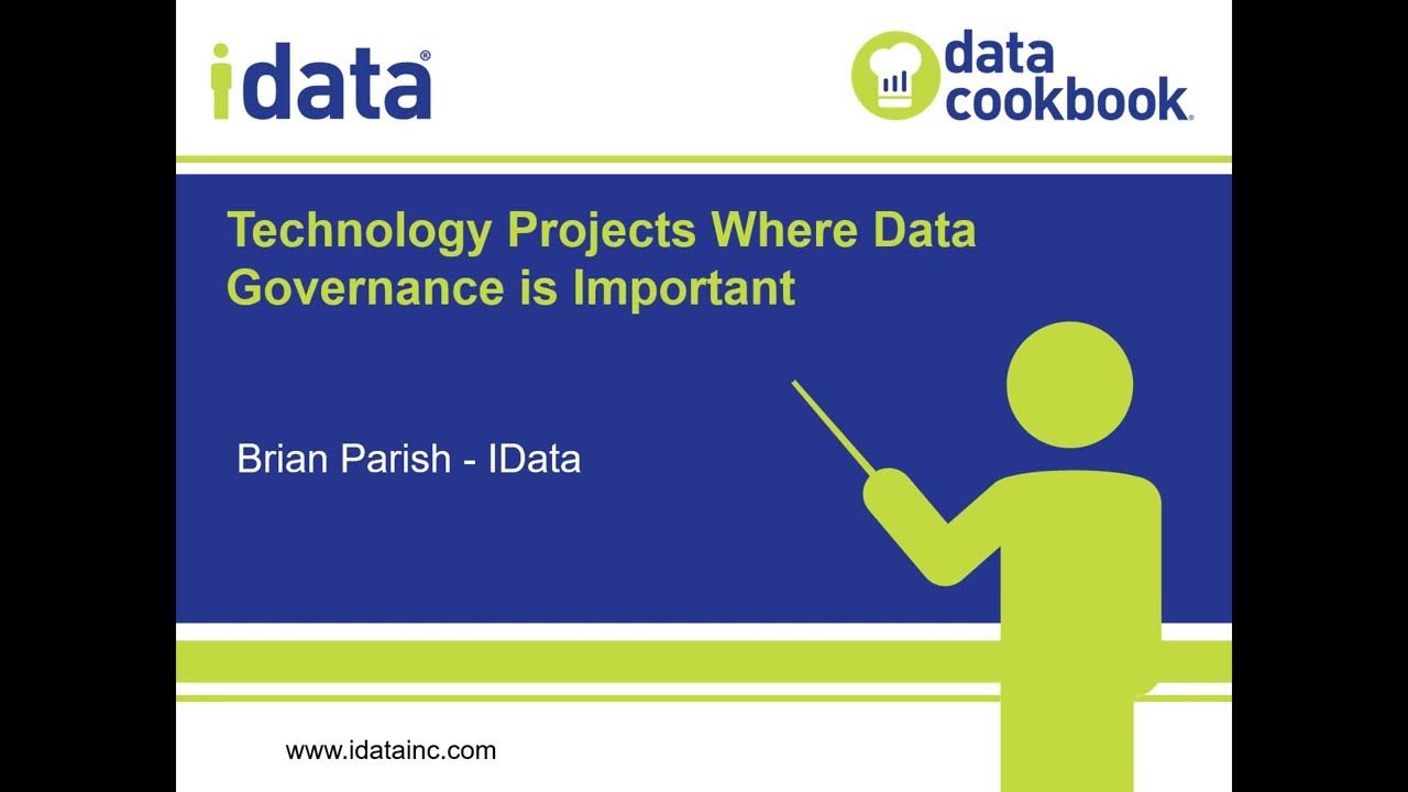 DataCookbook's tweet card. Technology Projects Where Data Governance is Important