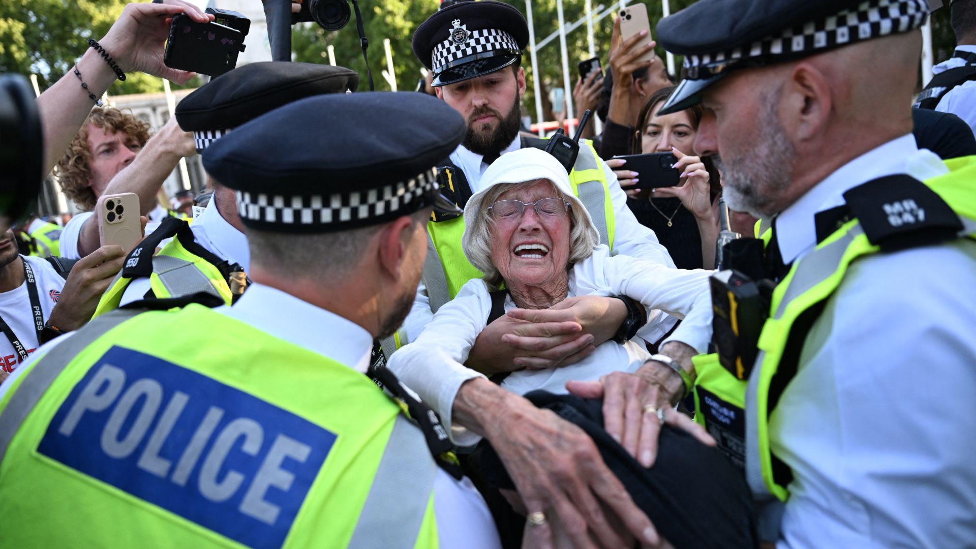 simonbhooper's tweet card. Four times as many people charged under Section 13 terror powers since July than between 2001 and June 2025