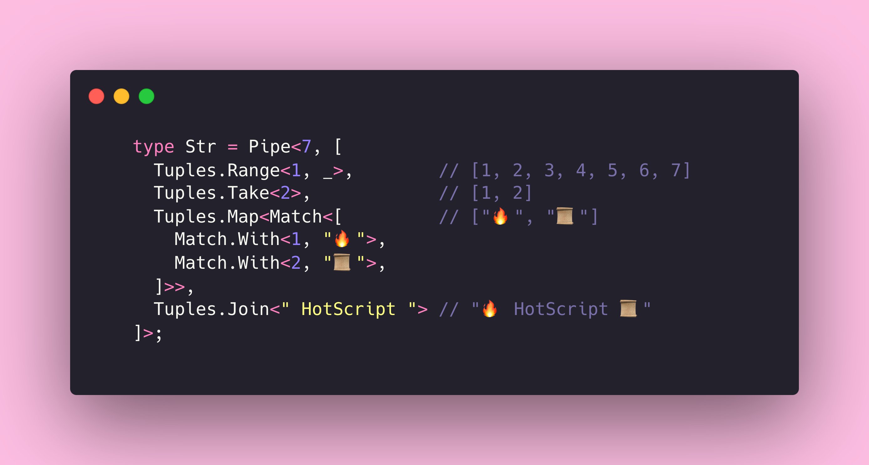 TypeScriptDaily's tweet card. A library of composable functions for the type-level! Transform your TypeScript types in any way you want using functions you already know. - gvergnaud/hotscript