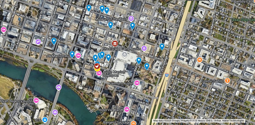 vmoore2003's tweet card. Add a marker for your favorite place in Austin to eat while you're at TCEA! It doesn't necessarily have to be near the Convention Center. (You can include dish suggestions if you want...)