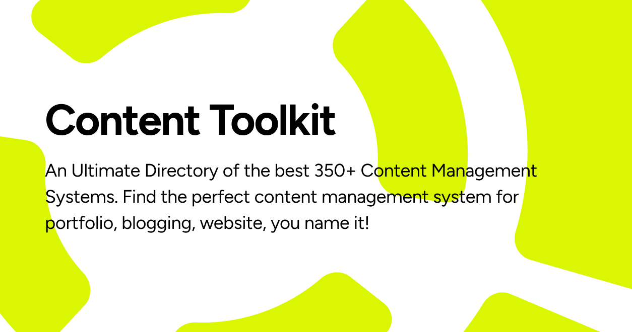 SystemDesignDev's tweet card. A curated collection of the best 350+ content management system. Find the perfect content management system for portfolio, blogging, website, you name it!