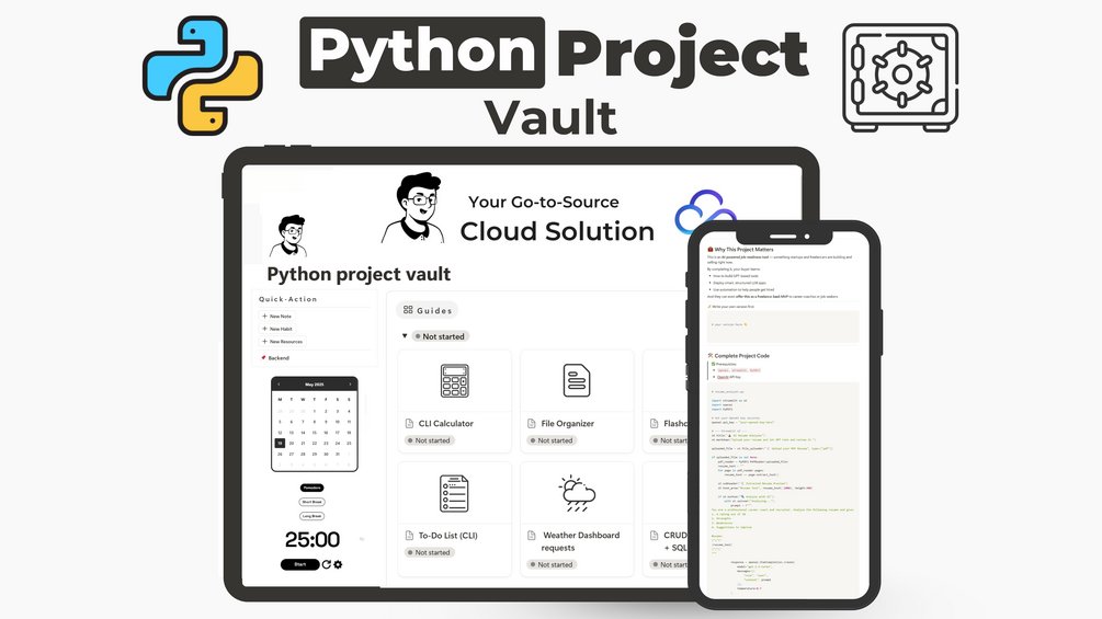 yourclouddude's tweet card. 🐍 Python Project VaultMake your resume ready to get High-paying job!!Build. Learn. Launch your Python journey — one project at a time.🎁Just for Now - $29 (worth $49+)Soon back to original 49$⏳...