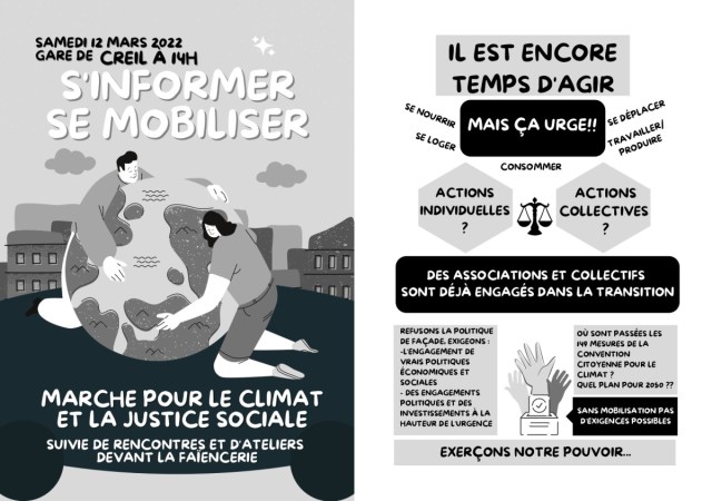 BvsEnTransition's tweet card. Le 12 mars 2022 à Creil, se déroulera la 3ème marche pour le climat et la justice sociale de l’Oise organisée par un collectif citoyen dont font partie le Carnaval des possibles et Beauvais-en-Tran…