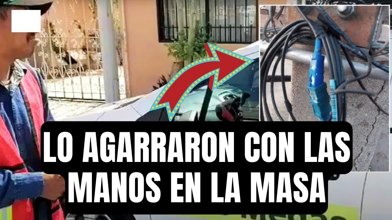 SamuelSPL's tweet card. ¡TOMALA! Cachan a empleado de Totalplay en pleno sabotaje contra...