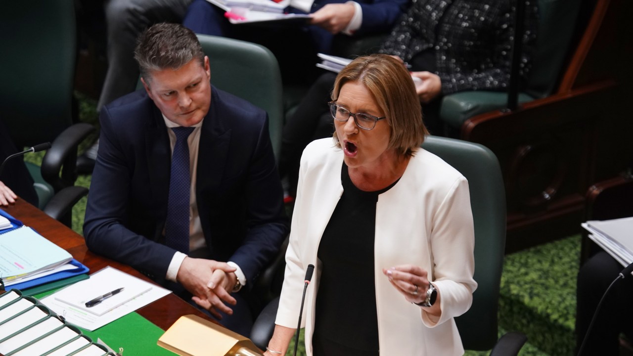 SkyNewsAust's tweet card. Experts are worried what could happen to Australians' super if Jacinta Allan is successful in getting major funds to invest in Labor's major projects.