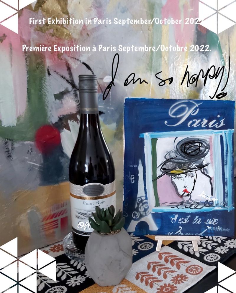 Manonincalgary's tweet card. It is Happening! My first Exhibition in Paris (more information to come) Thank you SINGULART 🥰