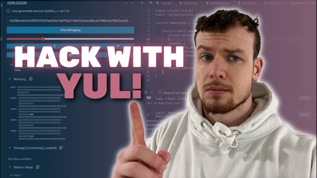 gscoder_008's tweet card. Yul & Memory Intro | Yul Exploit!