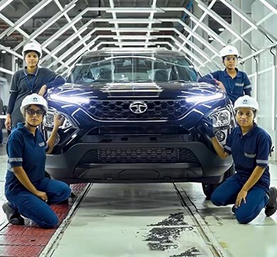 aparanjape's tweet card. Tata Motors' all-women car assembly line puts women at the frontline of Indian automobile manufacturing.