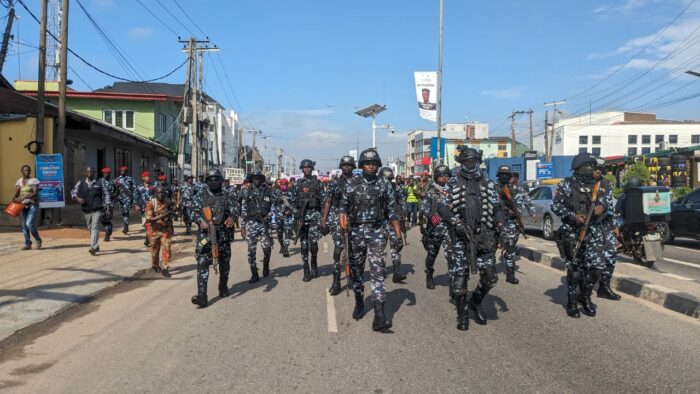 fisayosoyombo's tweet card. The officer who told him to park ordered a junior officer to search his motorcycle. When they did, they found nothing incriminating on it.