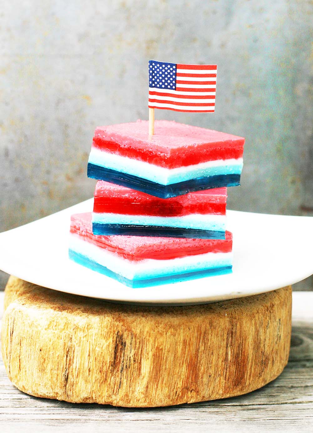 CheapRecipeBlog's tweet card. This layered finger Jell-O takes a bit of time but is well worth it