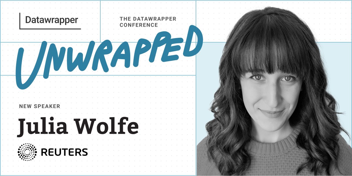 Datawrapper's tweet card. Julia Wolfe from Reuters spoke at our Unwrapped 2024 conference about "Bringing …