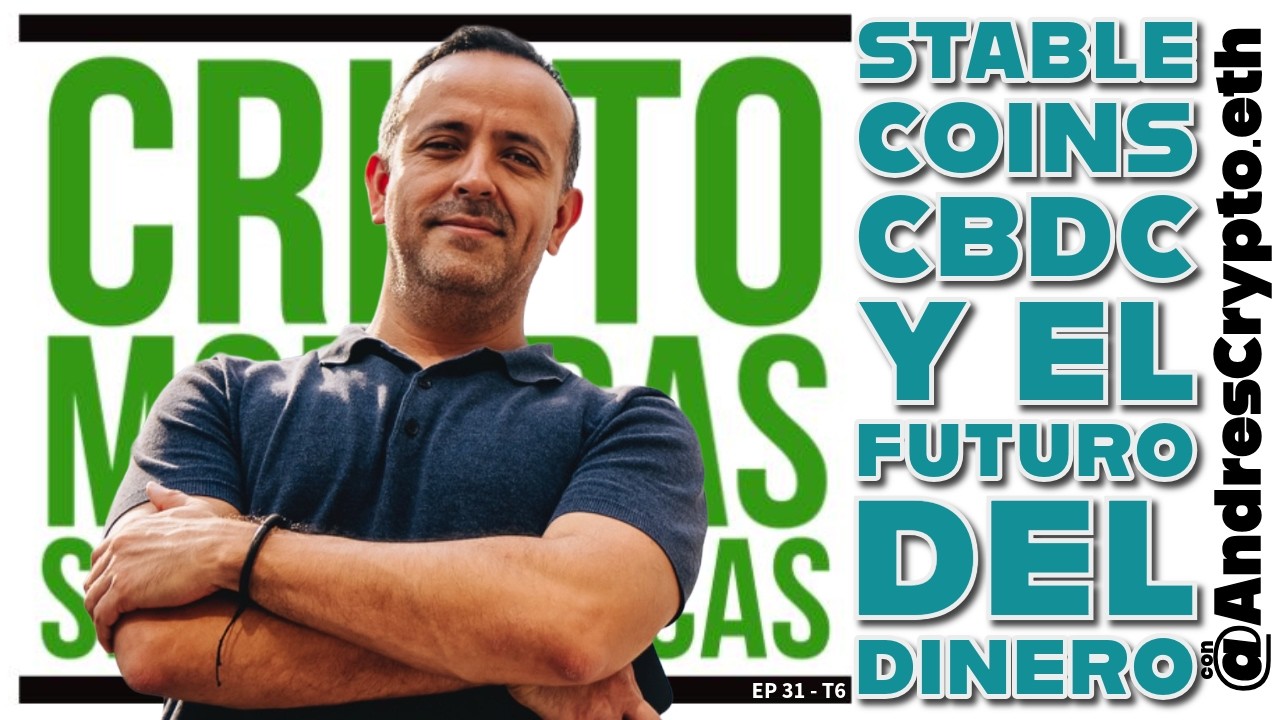 Criptoneros's tweet card. Stablecoins, CBDCs y el futuro del dinero con @AndresCrypto_eth |...