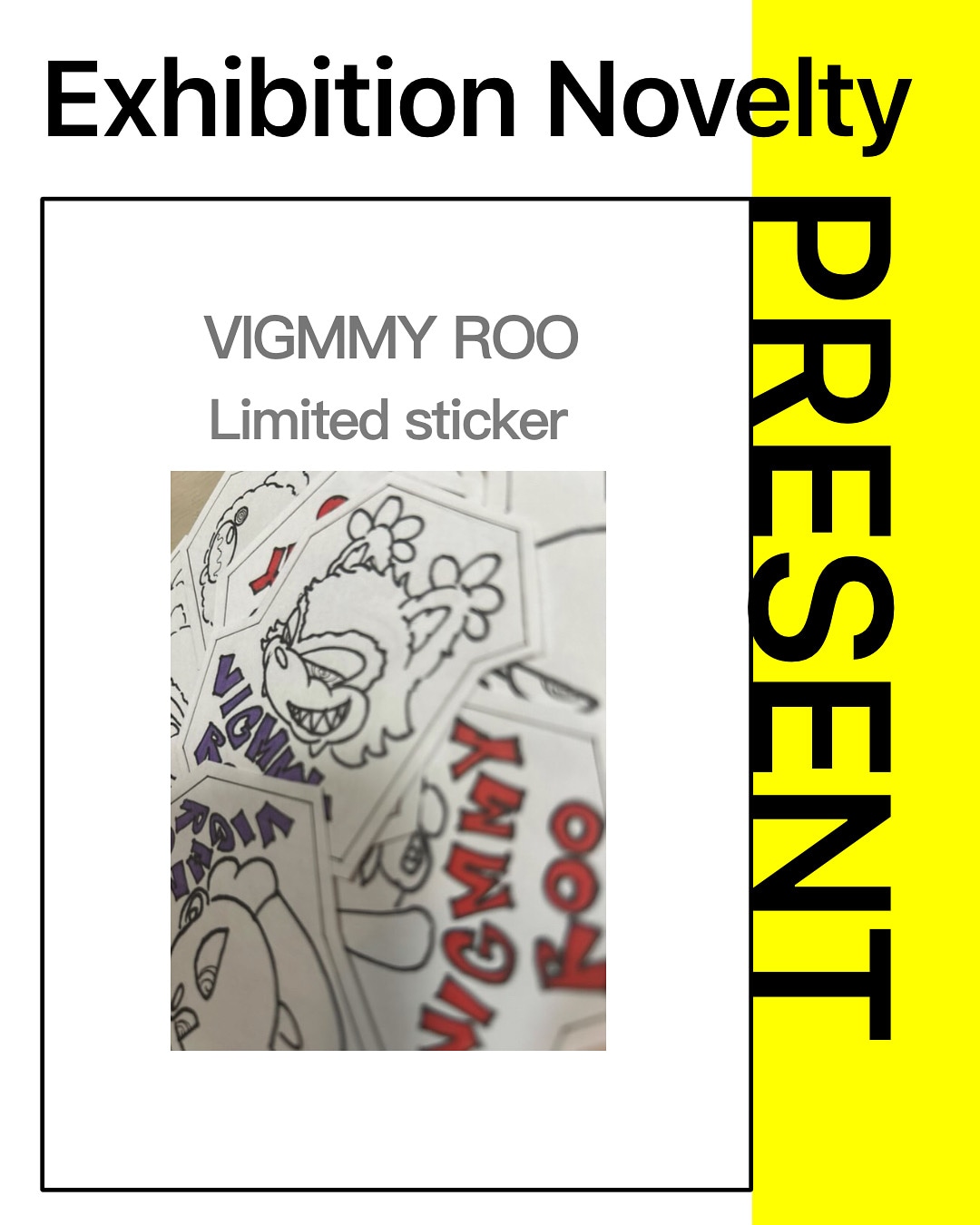Spectrum_ap's tweet card. 【会場限定ステッカープレゼント！】2025.6.13(金)より開催の、VIGMMY ROO個展@vigmmyroo 「FLOW-ER」。ご来場いただいた先着10名様にはSTANDPOINT公式LINEお友達...