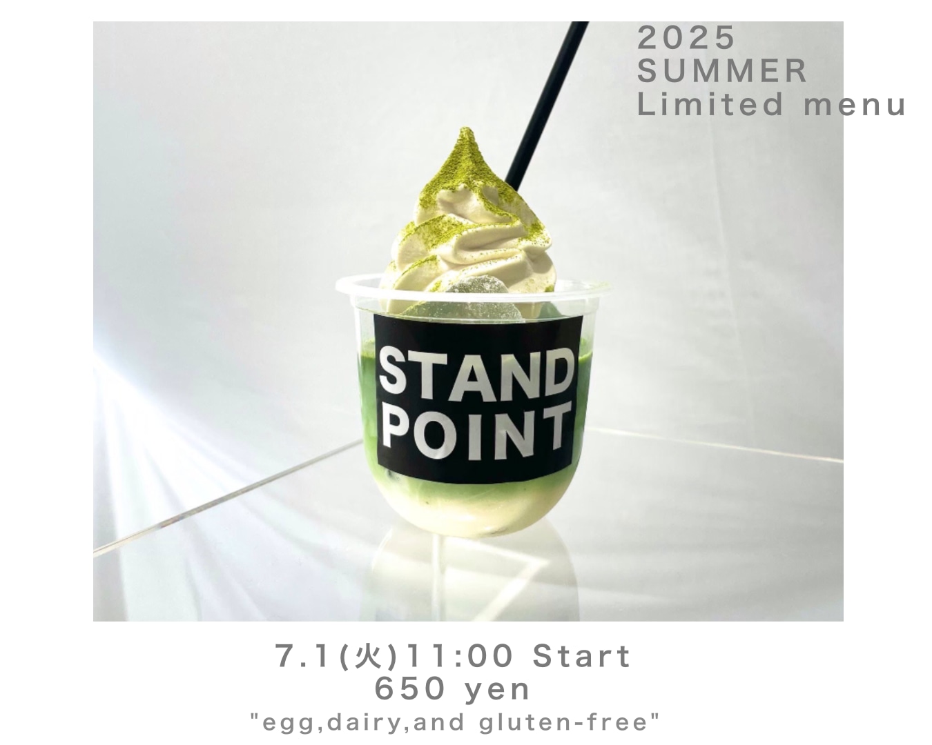 Spectrum_ap's tweet card. テイクアウト🆗"宇治抹茶フロート 650yen🍵"毎年大人気の期間限定メニュー、今年もその季節がやってきました🐬卵・乳・小麦不使用レシピでヘルシーにさっぱり食べれるド...