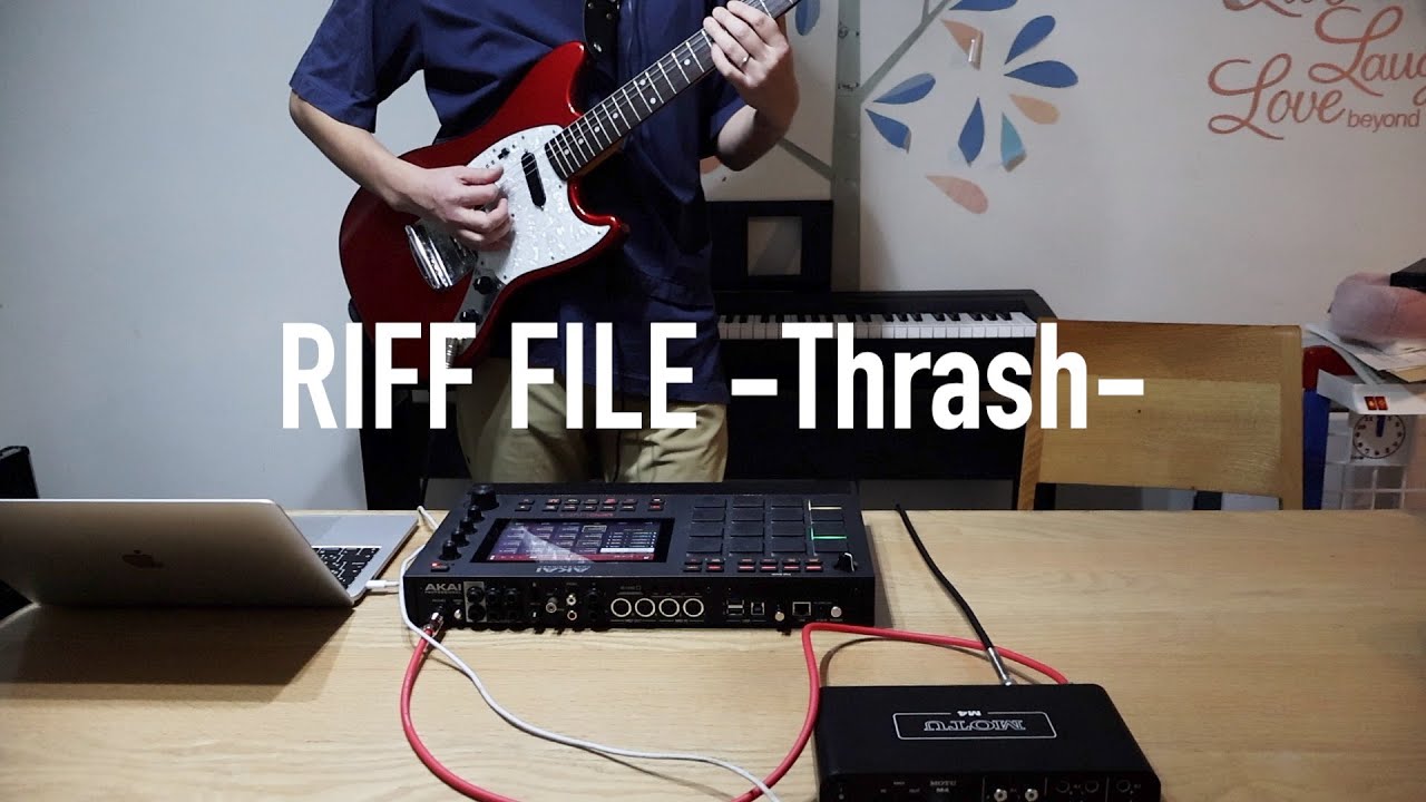 riffman_mpc's tweet card. RIFF FILE -Thrash-
