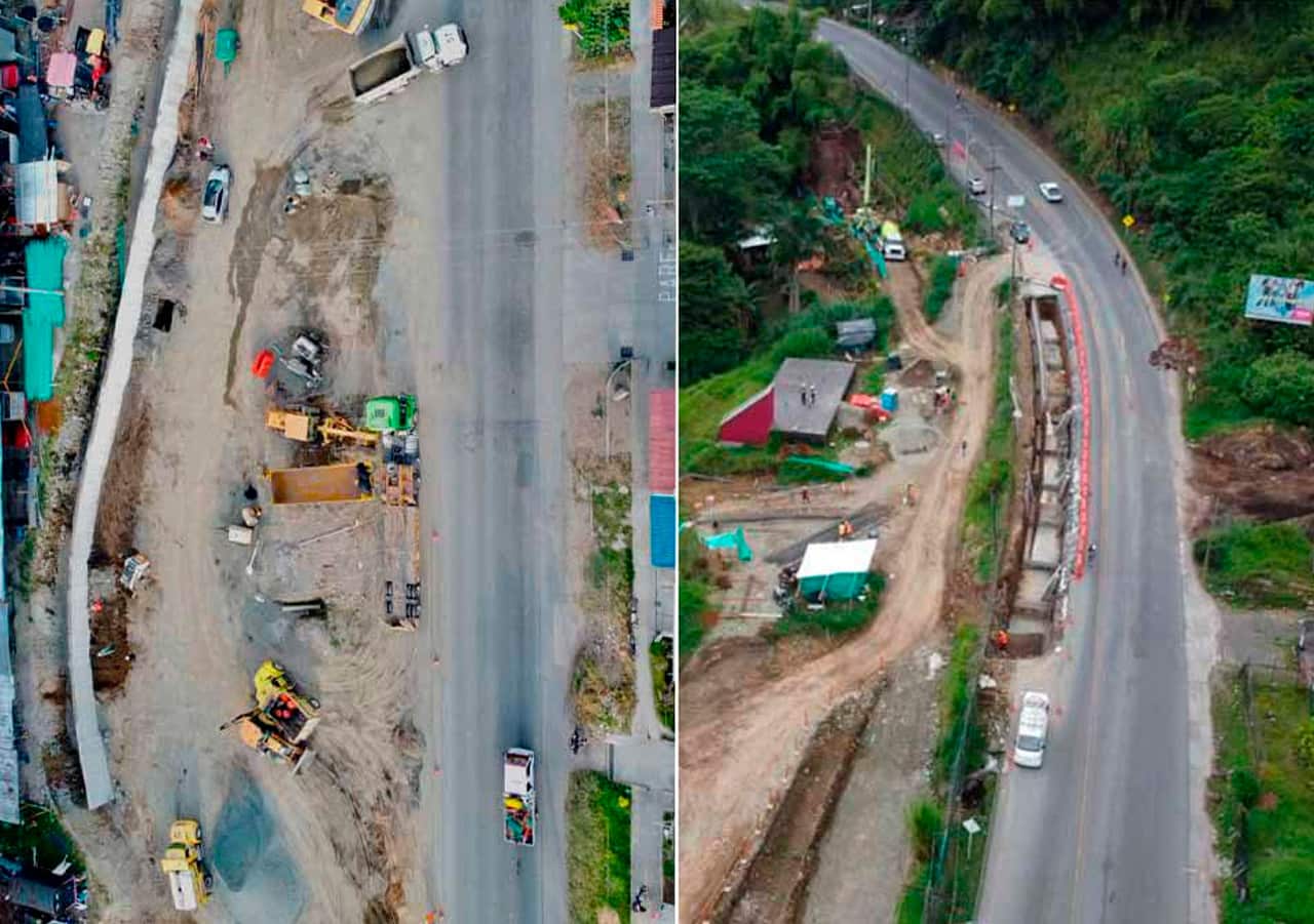 sandraaristis's tweet card. El proyecto de la doble calzada Montenegro-Quimbaya-Cartago se ha convertido en uno de los principales objetivos de su gestión, buscando mejorar