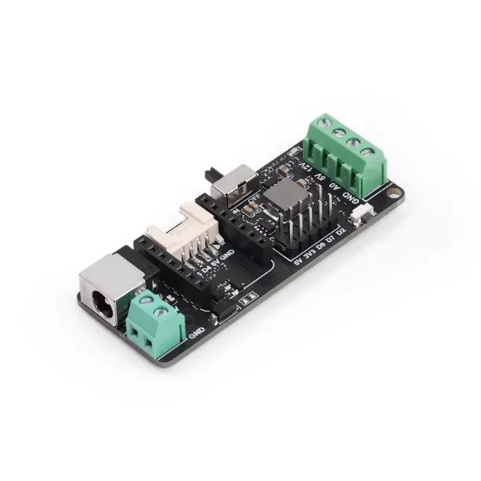 openelabio's tweet card. This LED driver board is a compact yet powerful solution supporting both 5V and 12V LED strips, including popular addressable RGB LEDs such as NeoPixel WS2812