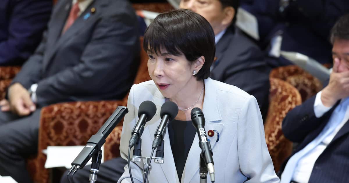 Sankei_news's tweet card. 高市早苗首相は10日の衆院予算委員会で、台湾有事で中国の軍艦による武力行使があった場合、集団的自衛権の行使が可能となる「存立危機事態」にあたる可能性があるとの…