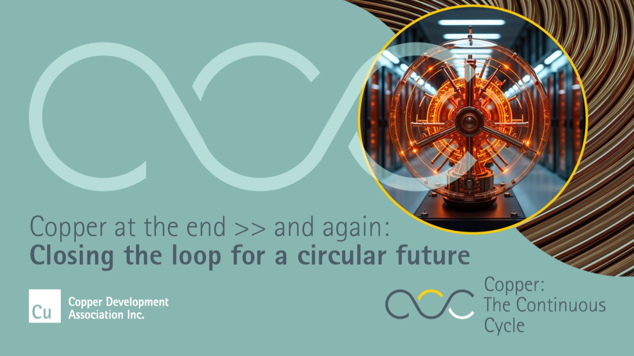 thinkcopperUS's tweet card. Part of the CDA #ContinuousCopper Campaign – November 2025 – authored by Jessica Sanderson (Director, Sustainability & ESG) Copper’s circular story continues - from production and performance to...
