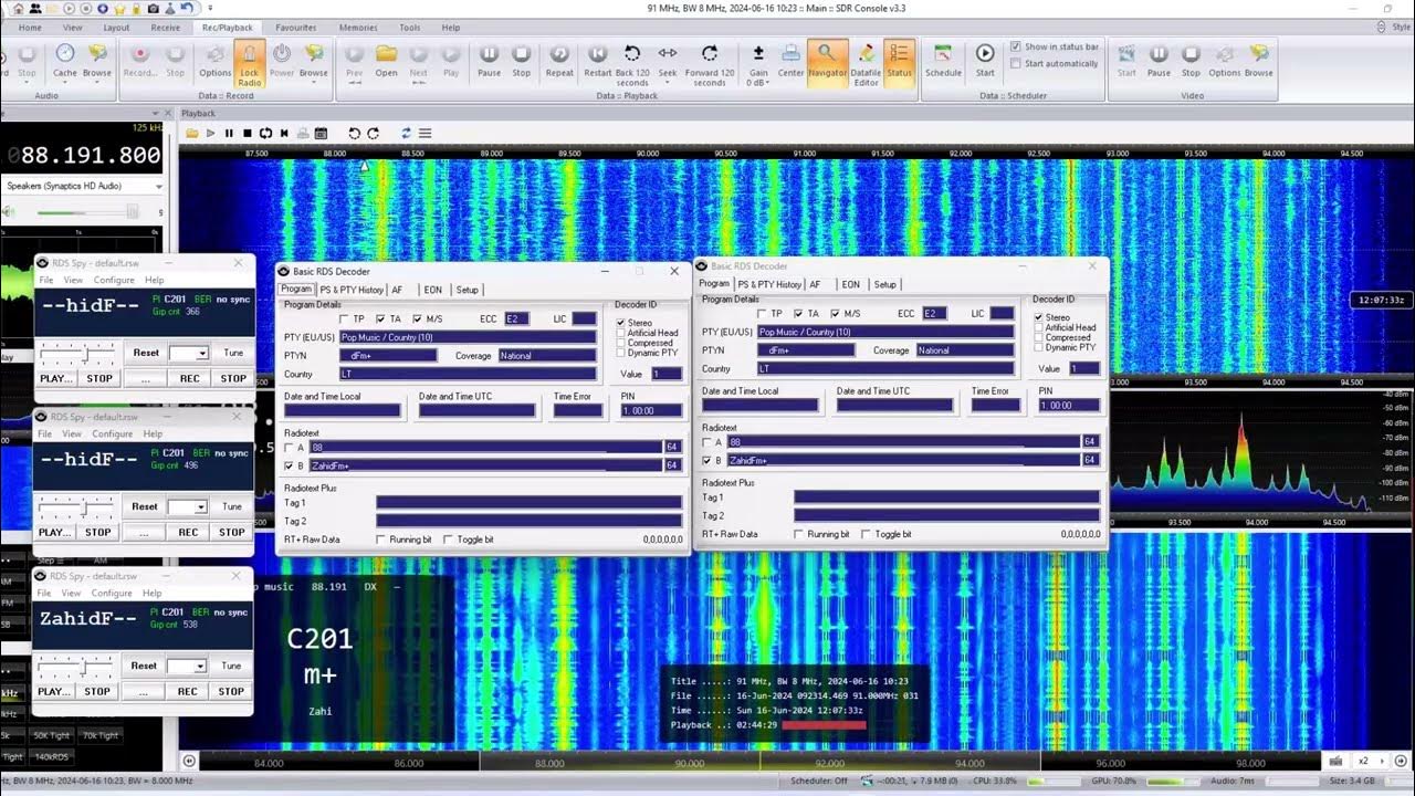 m0mst's tweet card. Sporadic E FMDX - Evesham to Ukraine, Low Power Zahid FM Kurst...