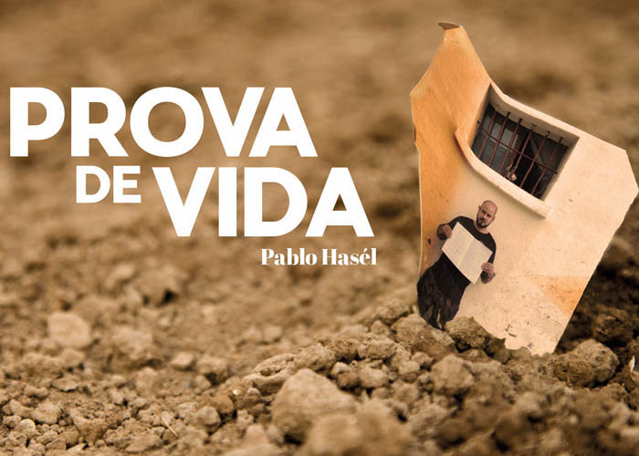 fxromanfer's tweet card. Pablo Hasél, Prova de vida, Prueba de vida, Pol·len edicions, Plataforma Antirepressiva de Ponent, nou poemari