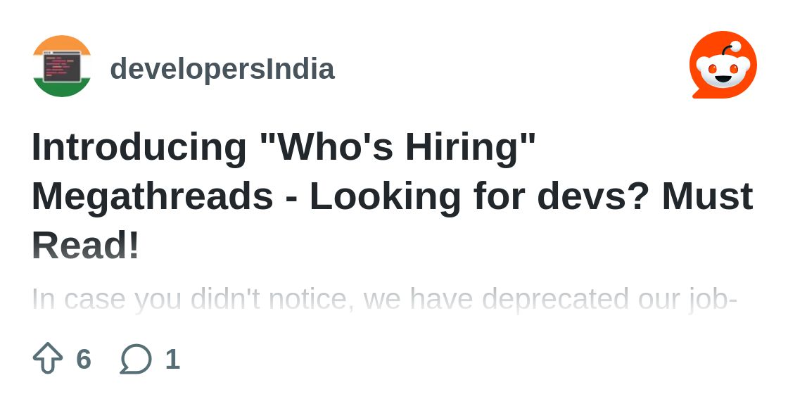 devsinindia's tweet card. Explore this post and more from the developersIndia community