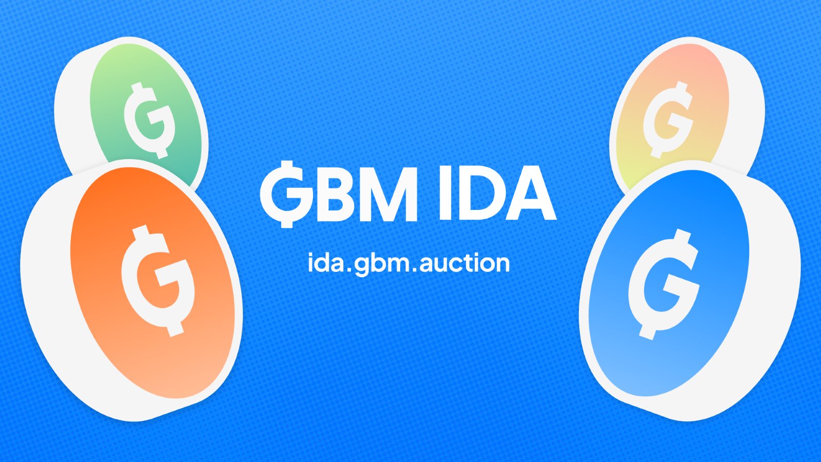 GBMauction's tweet card. Bid to win a piece of the protocol or earn up to 10% when outbid!