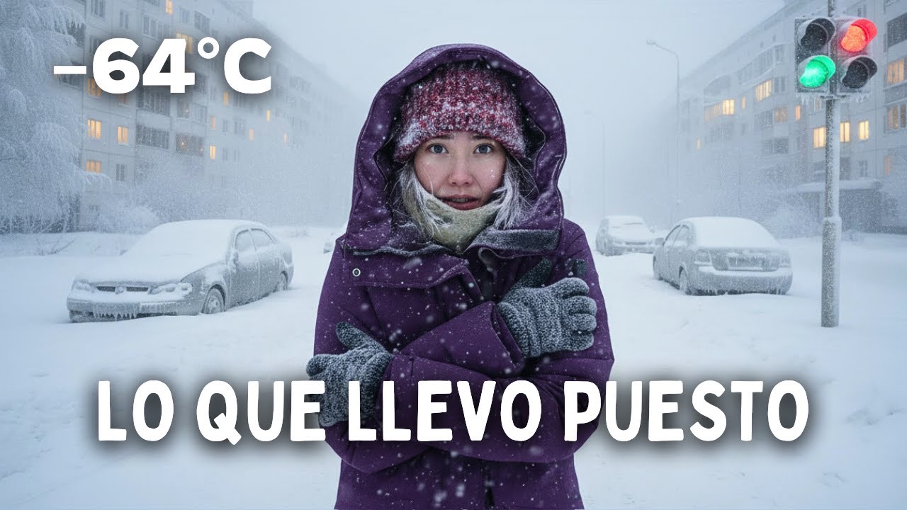 Techlion5's tweet card. Qué Me Pongo a –64 °C En La Ciudad Más Fría Del Mundo | Yakutsk,...