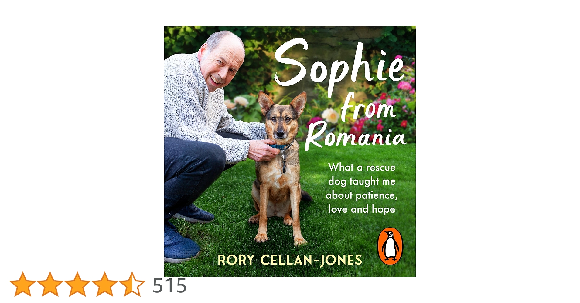Jobaldwintrott's tweet card. Sophie from Romania: A Year of Love and Hope with a Rescue Dog