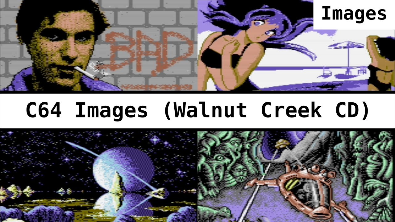 RazorRobotics's tweet card. C64 Images from the 1980s (Walnut Creek CD)