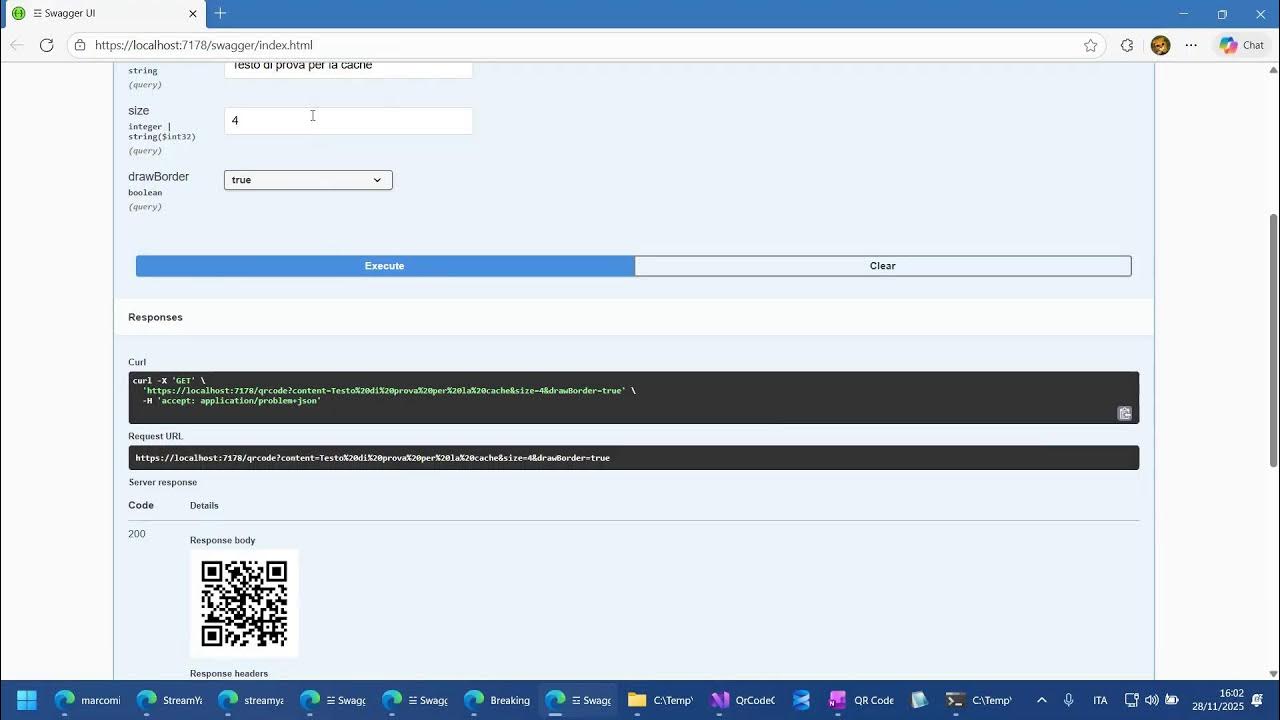 marcominerva's tweet card. Live Coding: sviluppiamo un'API per generare QR Code