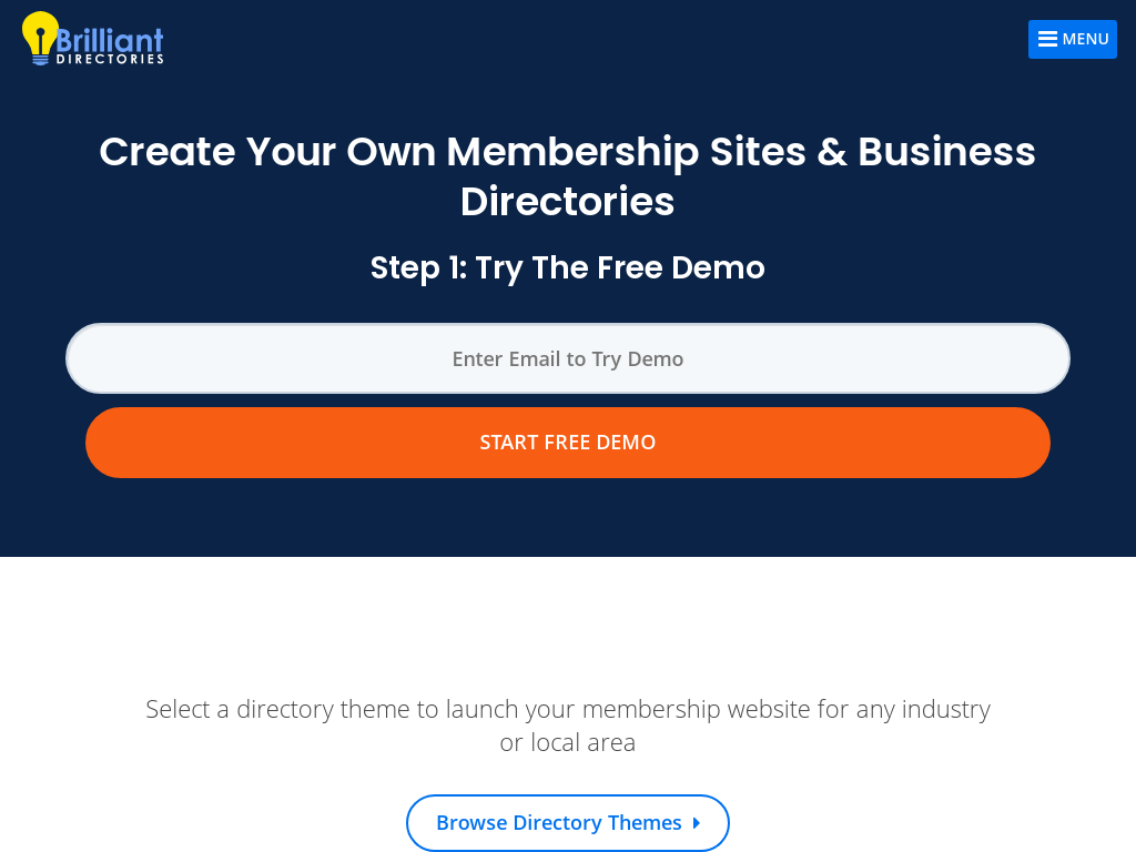 OnlineToolsDir's tweet card. Brilliant Directories rewiew: Your Solution for Building Online Membership Sites