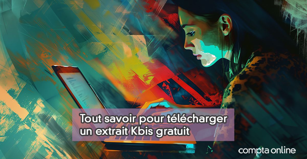 ComptaOnline's tweet card. Découvrez comment télécharger gratuitement votre extrait Kbis et simplifier vos procédures administratives