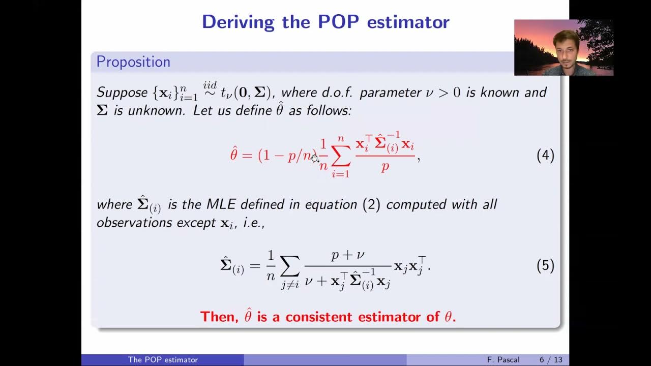 fred_pascal's tweet card. The POP estimator for the degree of freedom parameter of multivariate...