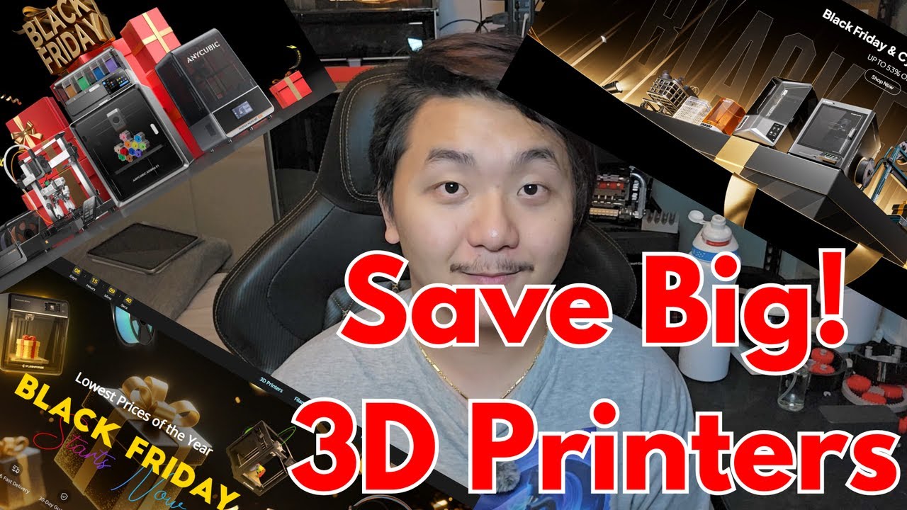 scratch3dprint's tweet card. Best Black Friday Deal 2025 | 3D Printers