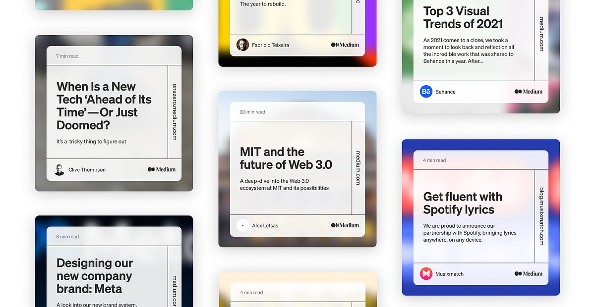 MediumDesign's tweet card. 4 proven approaches to leveling up your designs and moving faster