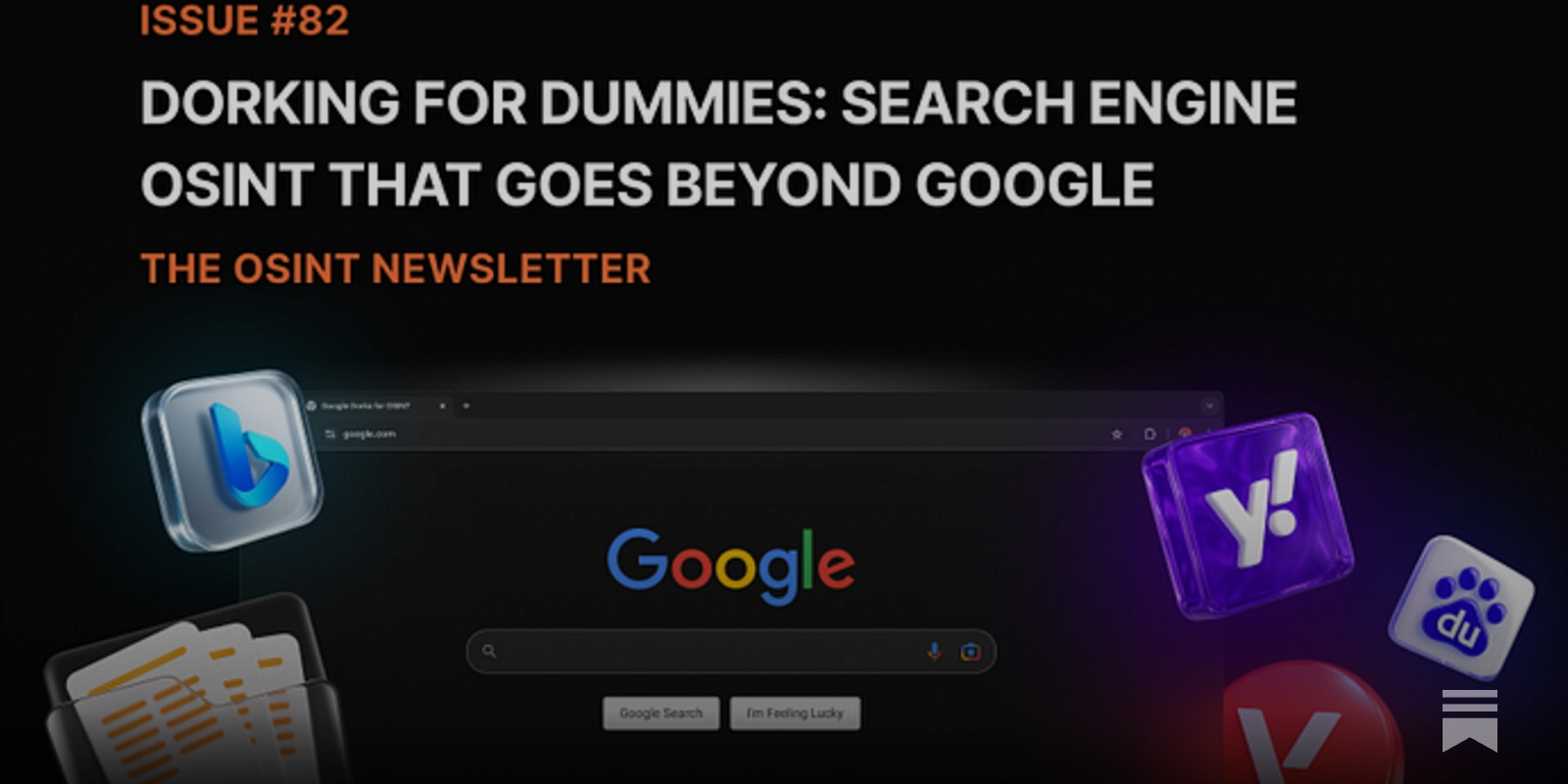 Azn_CyberSleuth's tweet card. Dorking for Dummies: Search Engine OSINT That Goes Beyond Google