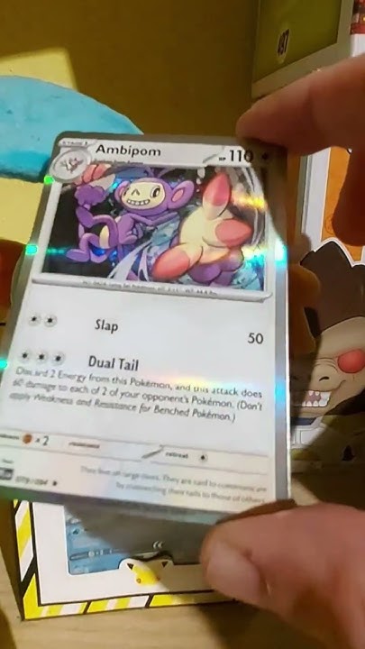GameDevDavid319's tweet card. Pokémon Mega Phantasmal Flames: Seeing Double: Holo Ambipom