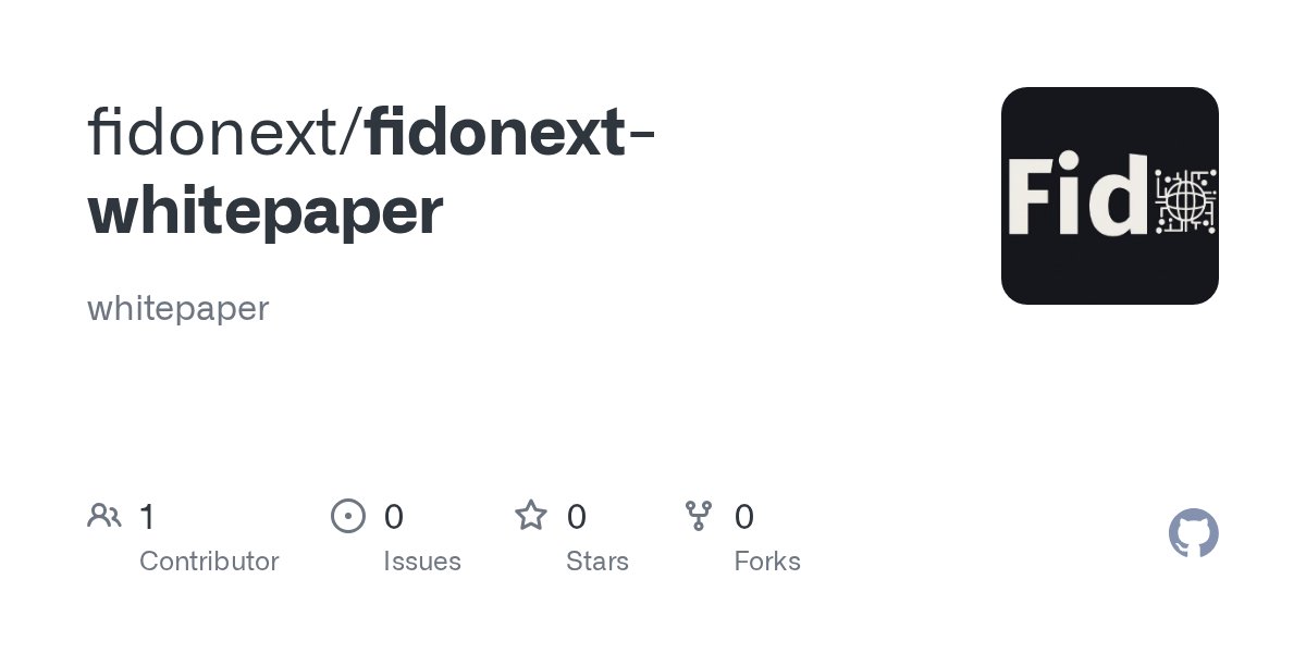 fidonext's tweet card. whitepaper. Contribute to fidonext/fidonext-whitepaper development by creating an account on GitHub.