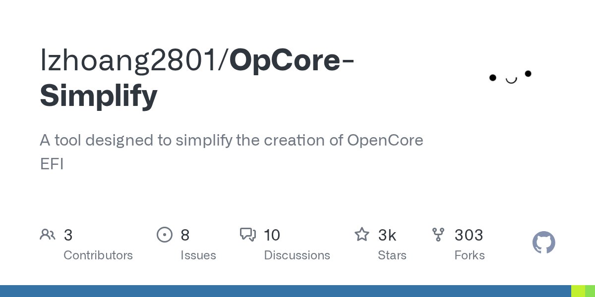 pythontrending's tweet card. A tool designed to simplify the creation of OpenCore EFI - lzhoang2801/OpCore-Simplify