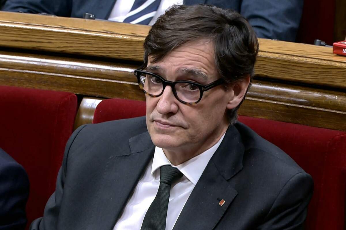 enoticiescat's tweet card. El president Salvador Illa va voler presentar el seu nou conveni contra els anomenats discursos d'odi com un avanç històric per a Catalunya. A les seves xa...