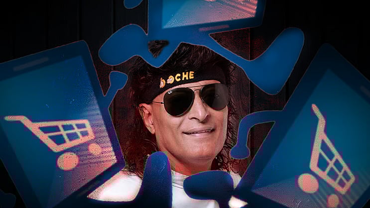 newslaundry's tweet card. Trapping the psychology of aspiration: Boby Chemmanur’s Phygicart story