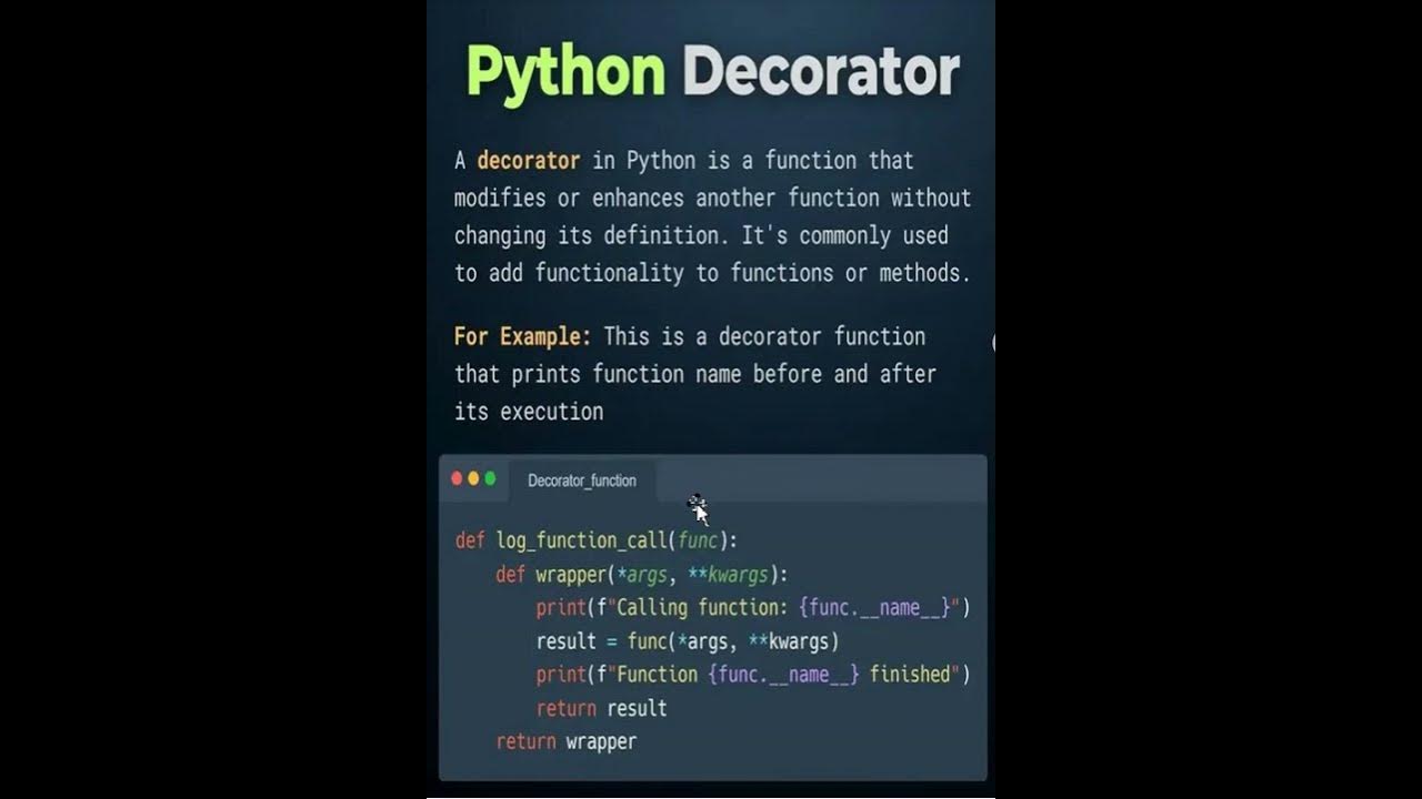 RadhikaCodeHub's tweet card. ✨💻Python Decorator✨💻💻🔥#python #ProgrammingLanguages #CodingForB...