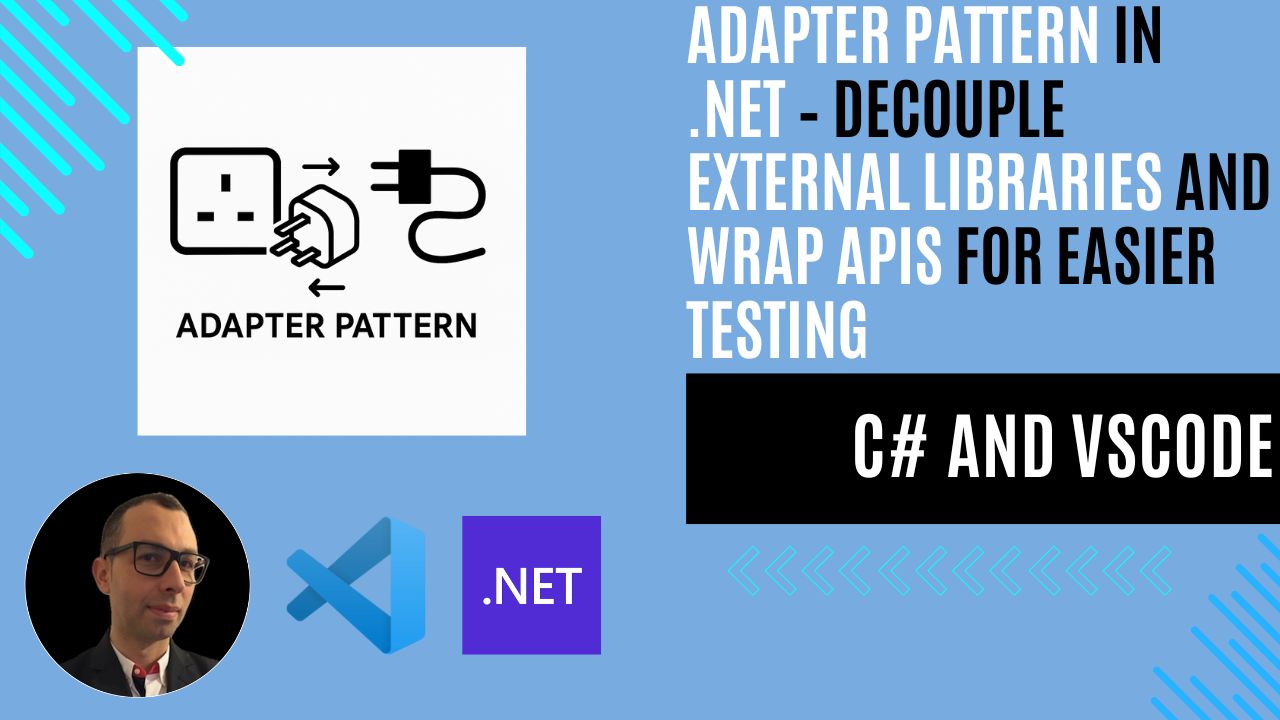 ottorinobruni's tweet card. Learn how to use the Adapter Pattern in .NET to decouple external libraries and wrap real APIs like Open-Meteo into clean, testable interfaces.A practical guide with a working Minimal API example,...