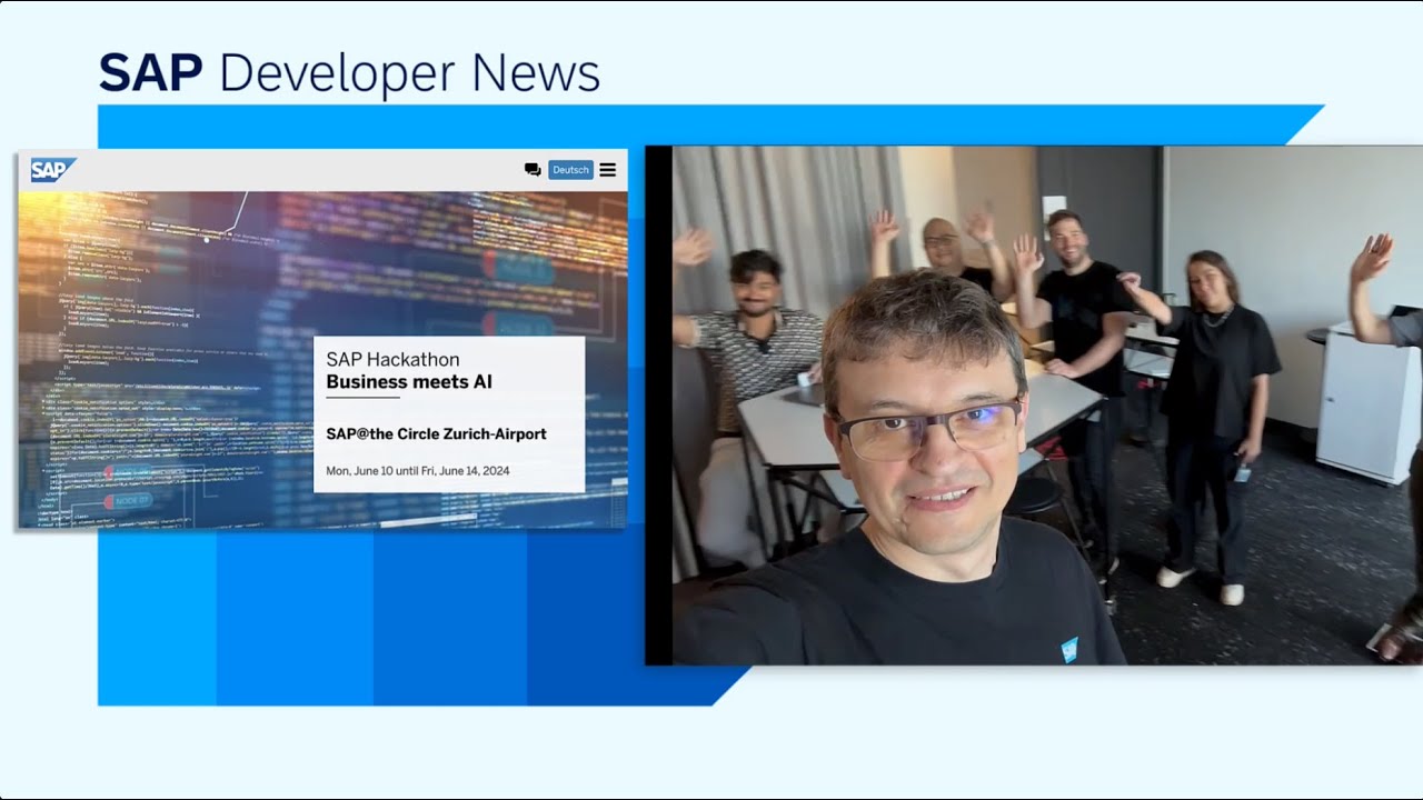 thomas_jung's tweet card. ABAP Open-Source, June Dev Challenge, CAP May Rel, CodeTalk, Ref...