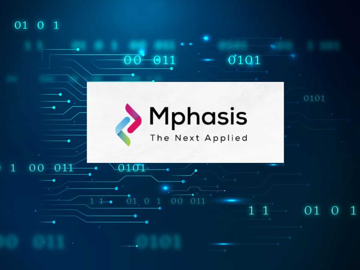 ZeeBusiness's tweet card. Mphasis is an AI-led, platform-driven company with human-in-the-loop intelligence, helping global enterprises modernise, infuse AI, and scale with agility.