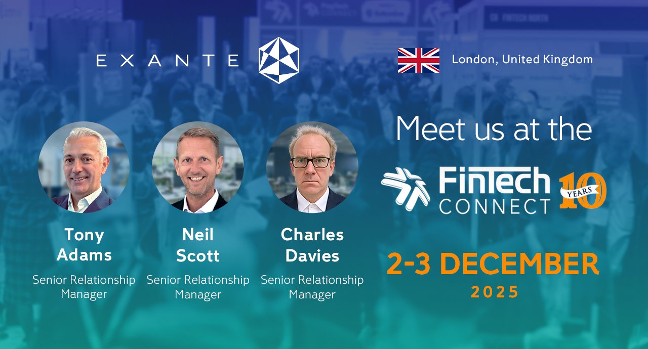EXANTE_EU's tweet card. On 2-3 December, EXANTE will join over 5,000 global attendees from across the financial services and technology landscape at FinTech Connect, the UK’s largest…