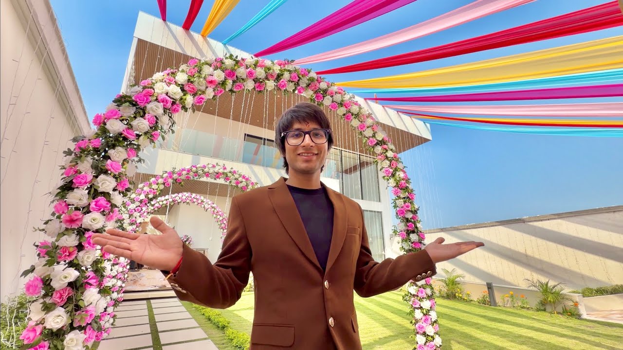 Souravjoshix1's tweet card. Shadi Ka Day 1 😍 Maza Aagya